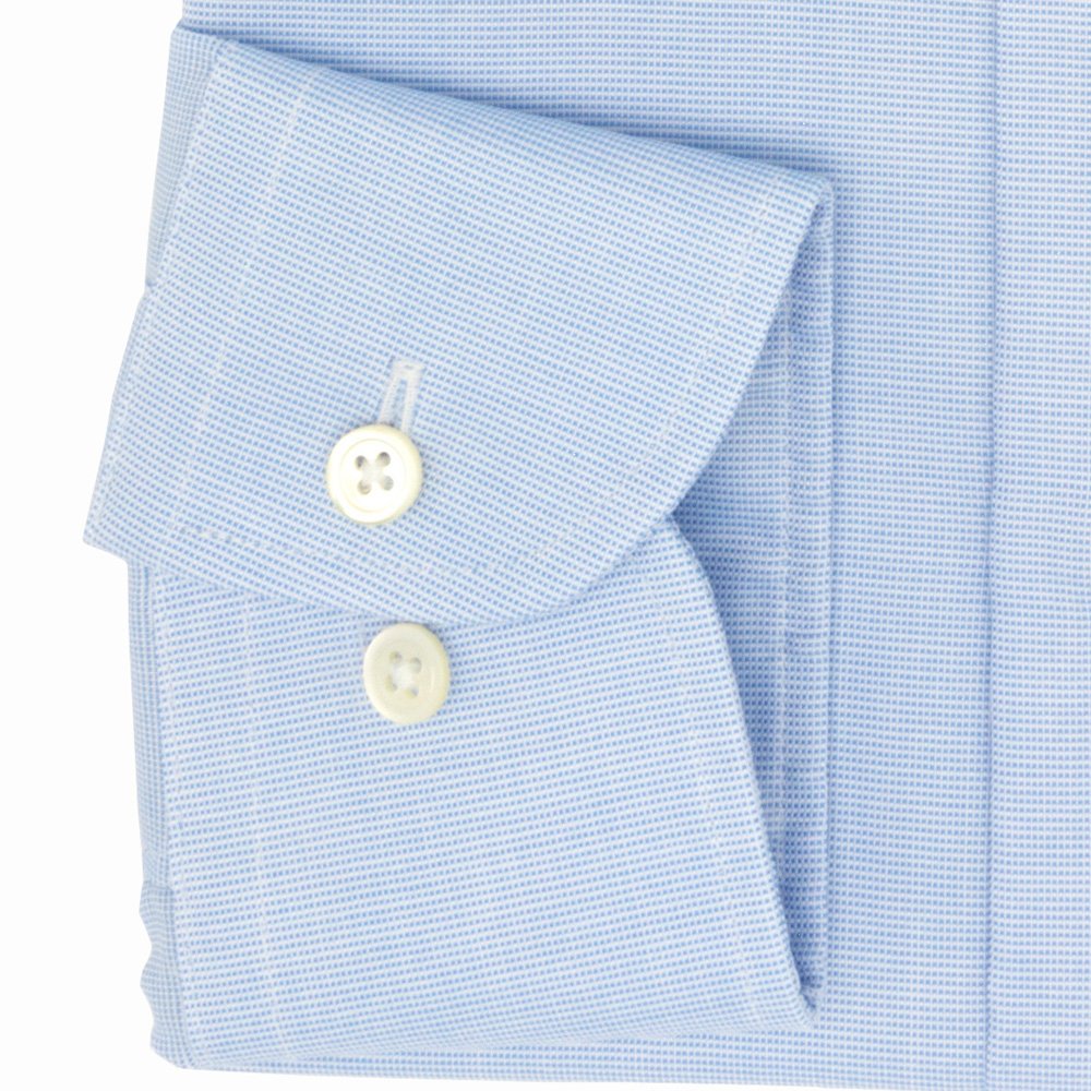 “かぐれ”コットンレギュラーシャツ・ブルー・未使用品 HEUGN（ユーゲン）balcone di guji別注 james コットンデニム