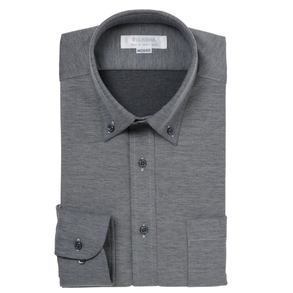 PALACE THERMAL INSULATED SHIRT GREY Sサイズ ワイシャツ[RELASMA] ボタンダウン スパーノアクティブ グレー無地