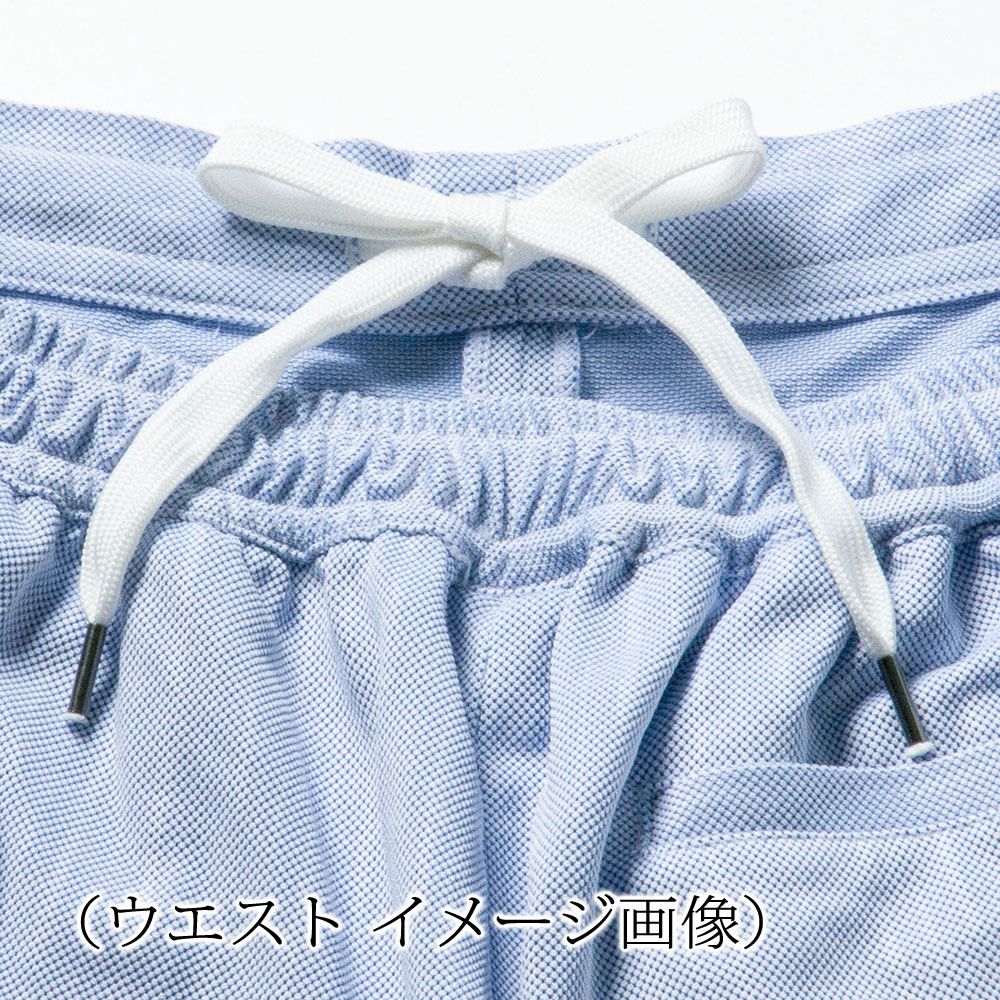 メンズボトムス[TRAFEEGUY] イージーパンツ ニット 裏地無し ネイビー