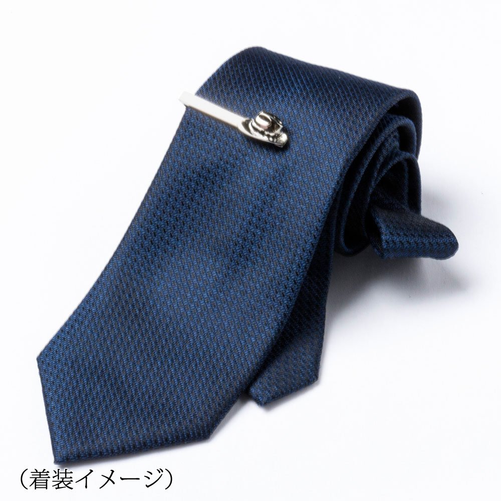 軽井沢シャツ] ネクタイピン シルバー 帽子 横約50mm×縦約