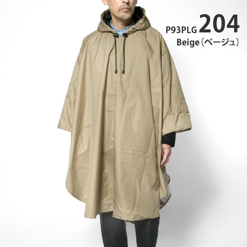 ポンチョ 雨 防水 撥水 雨具 スコールブロック ポンチョ P93S1GS02