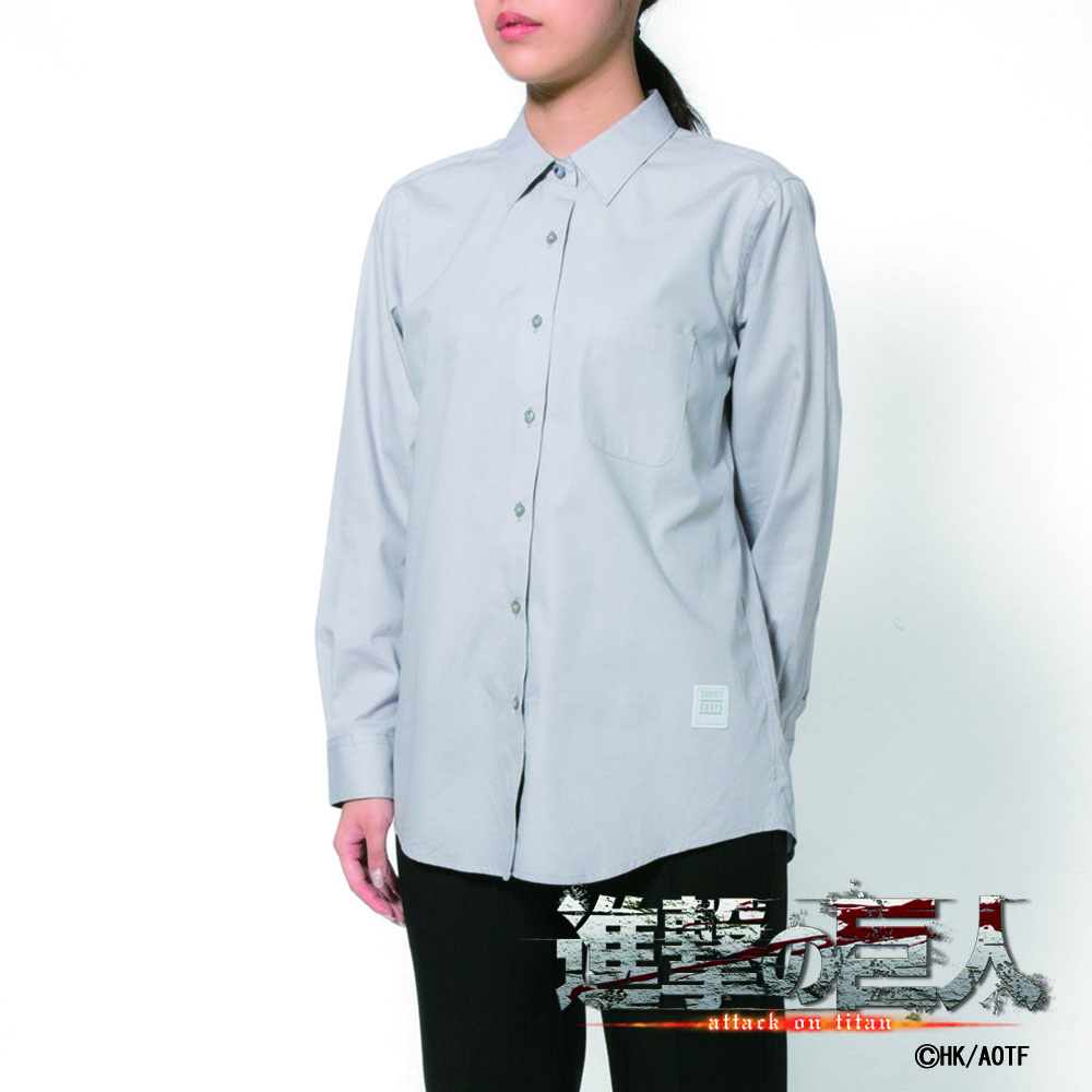 レディース[TVアニメ『進撃の巨人』] レギュラーカラー グレー
